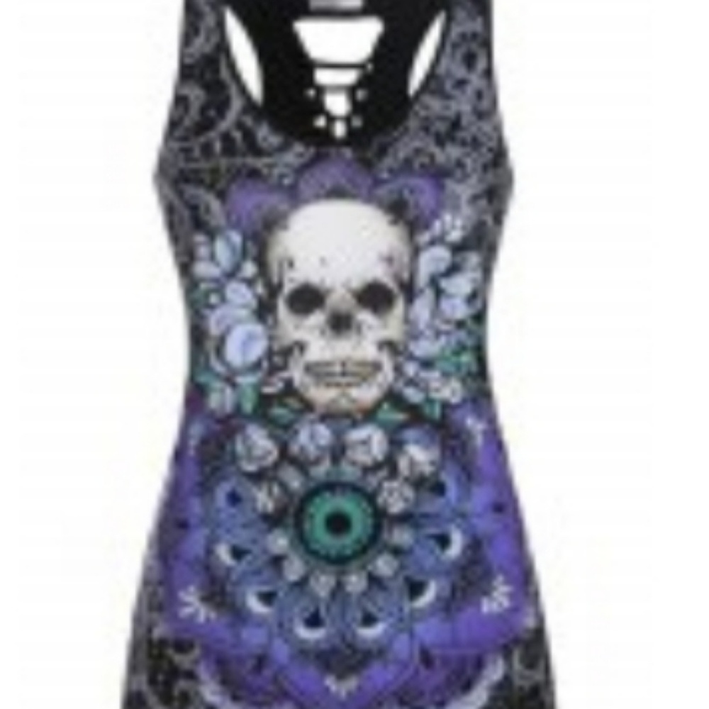 Skull tank top